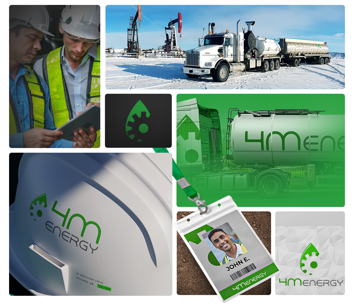 branding graphics for chemical and logistics company